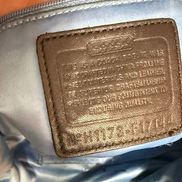 Coach (Rehab) Black Studded Tote Bag with Multicolor Accent - Picture 11 of 17